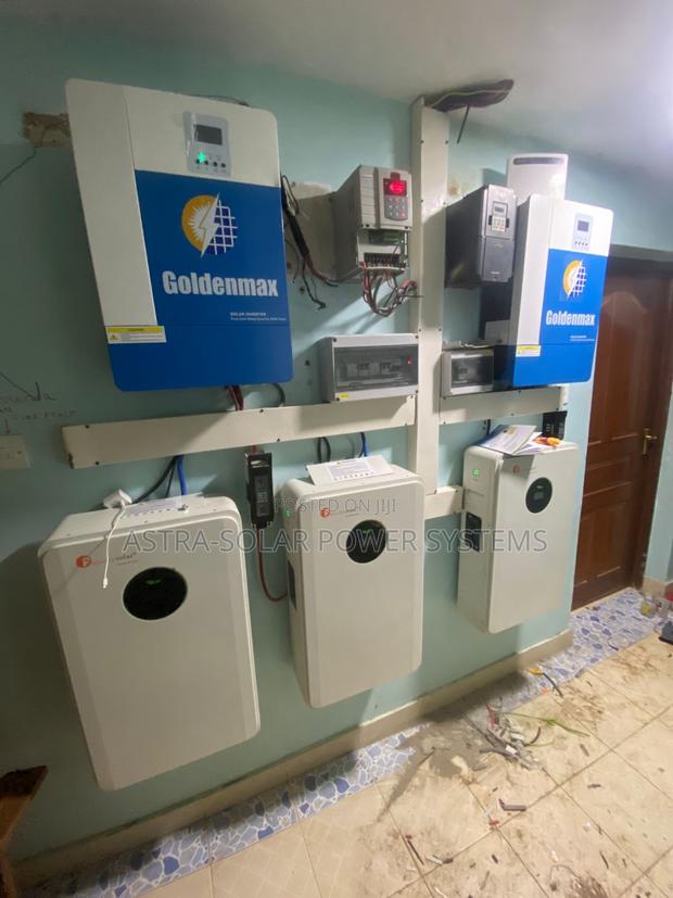Heavy-Duty Off-Grid Solar System – 2×5kva Inverters 30kwh Battery