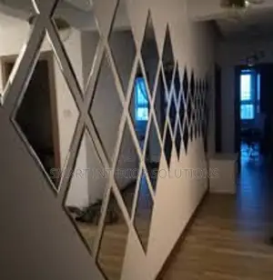 Diamond Mirror Hallway Deco
