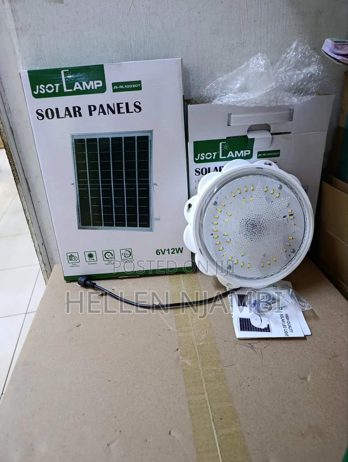 Indoor Ceiling Light 200w With Solar Panel