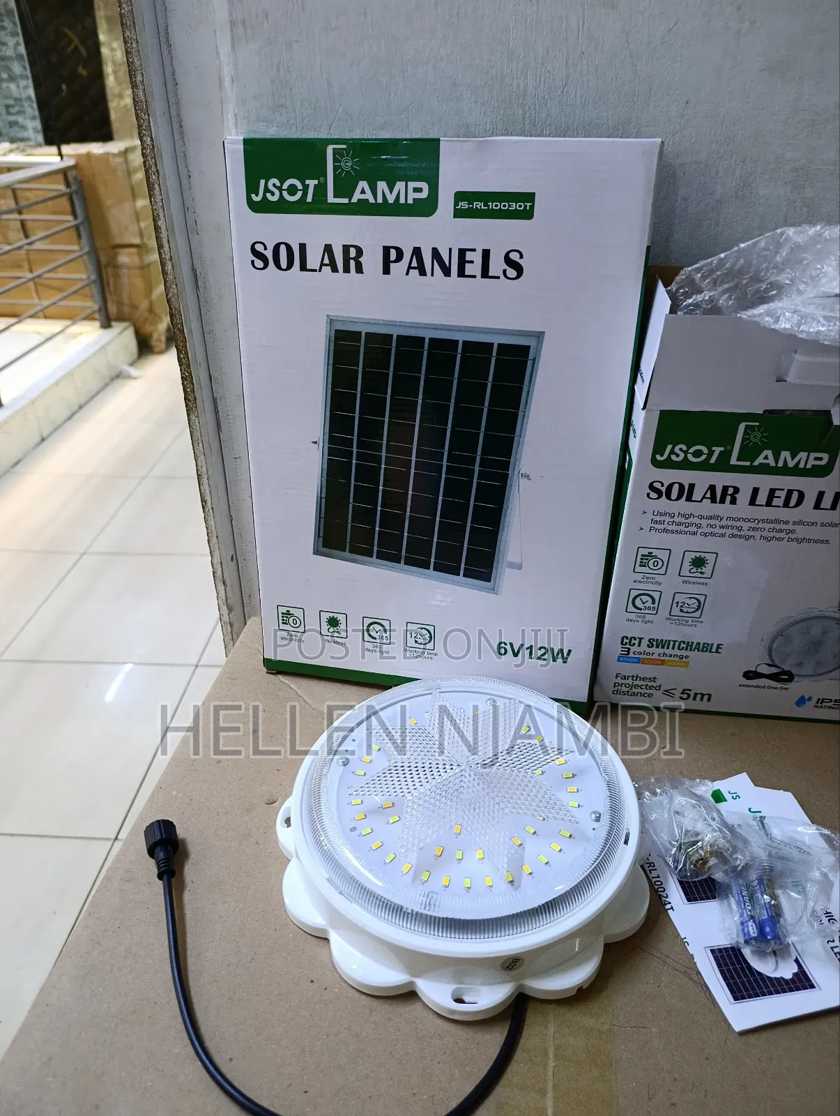 Indoor Ceiling Light 200w With Solar Panel