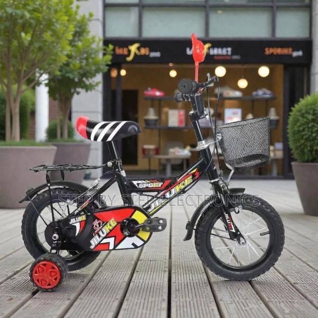 12,14,16 Inch 2–11 Years Children Comfy Seat Cartoon Bike With Bottle
