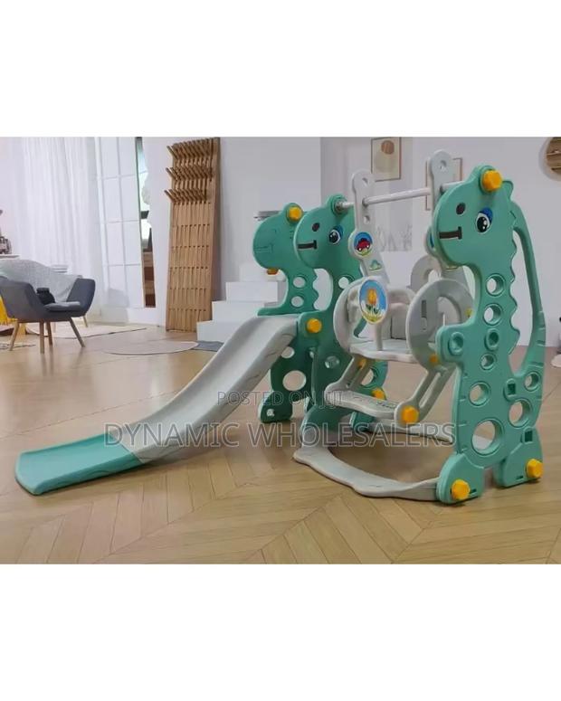 Children's Indoor/Outdoor Slide and Swing Playset