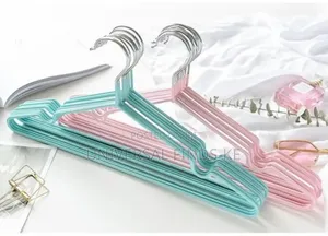 10 PCS Strong Clothes Hangers With Stainless Steel