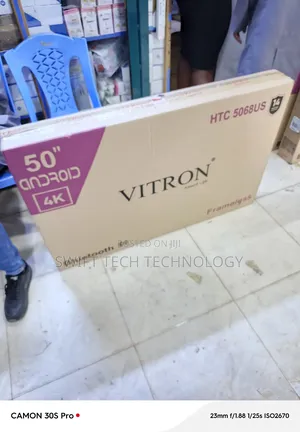 Vitron 50 Inches Frameless Android Televisión With Bluetooth