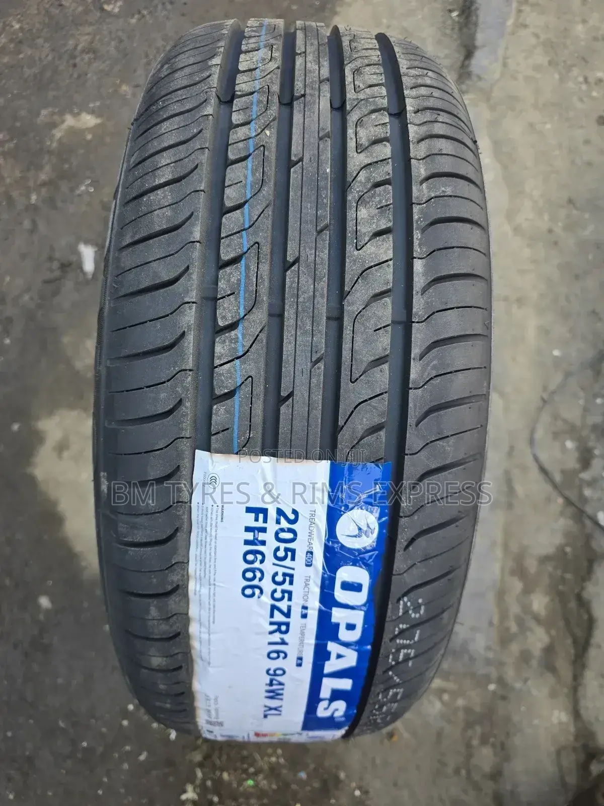 205 /55 R16 Opals Tyres.