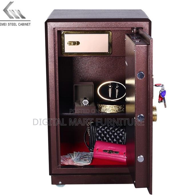 Premium Executive Brown Fire Proof Safe Box - thumbnail 7