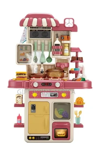 48 Pcs Spraying Kitchen Set With Light,Sound And Sink Function