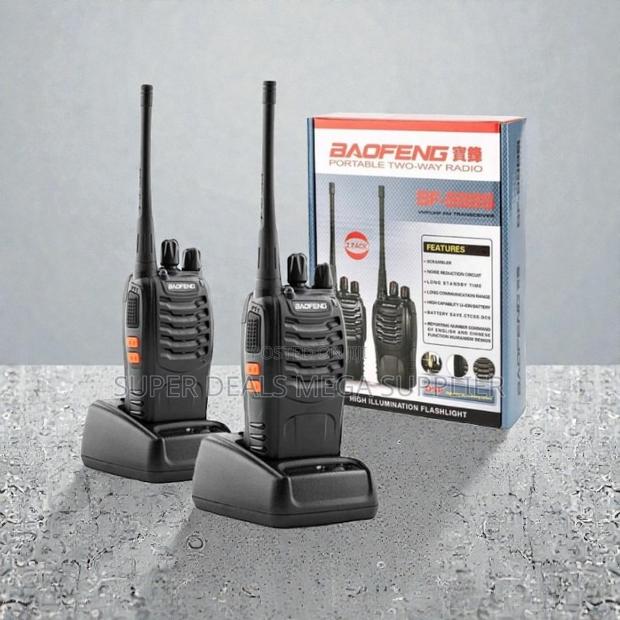 Walkie Talkie Radio Calls 2 Pieces Baofeng Bf-888s Top Quality 3-5km