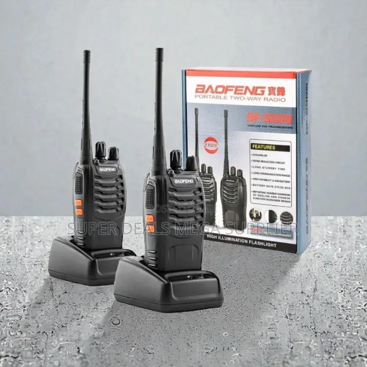 Walkie Talkie Radio Calls 2 Pieces Baofeng Bf-888s Top Quality 3-5km