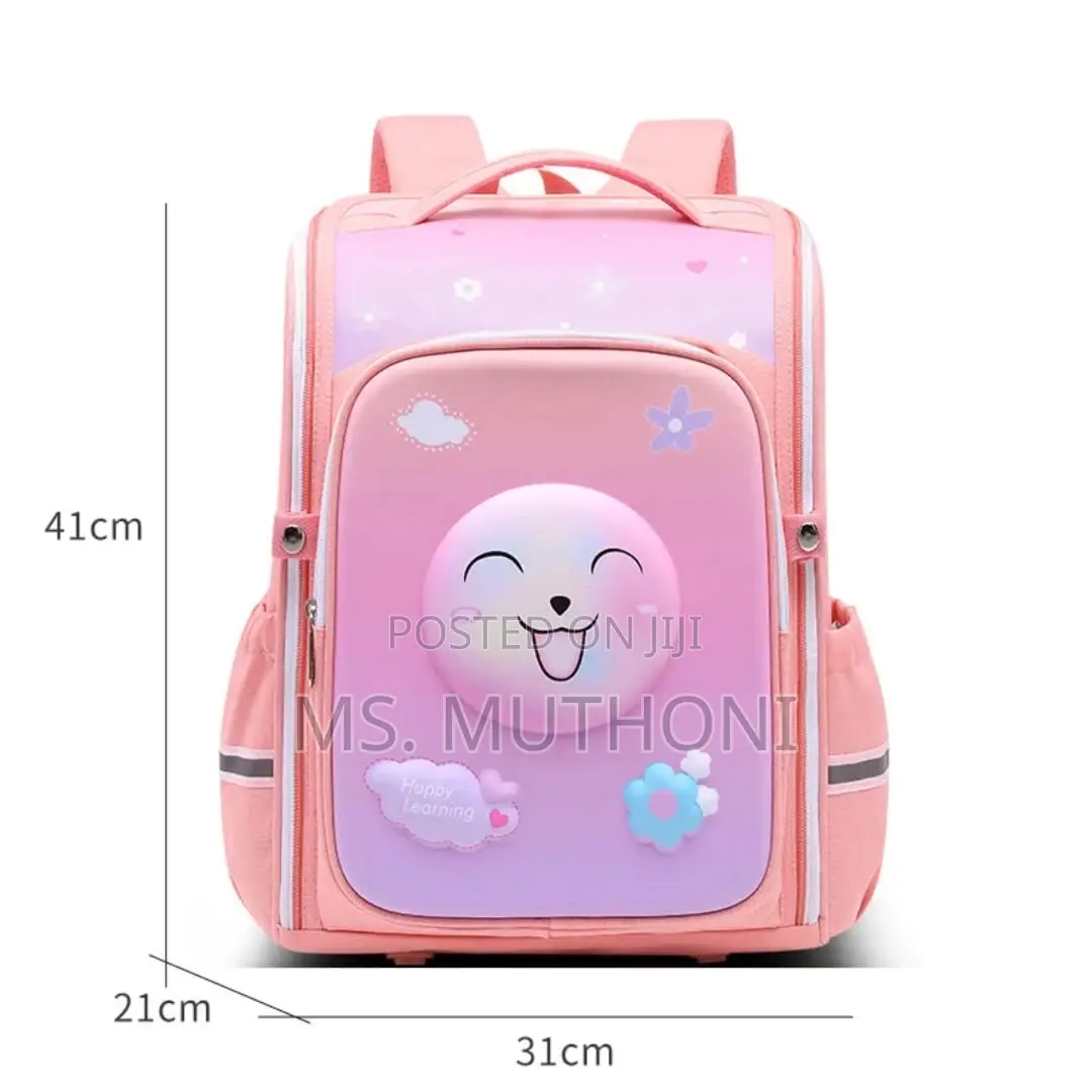 Grade 1-6 ) School Backpack Bag*