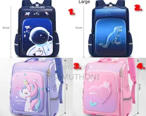 Grade 1-6 ) School Backpack Bag*