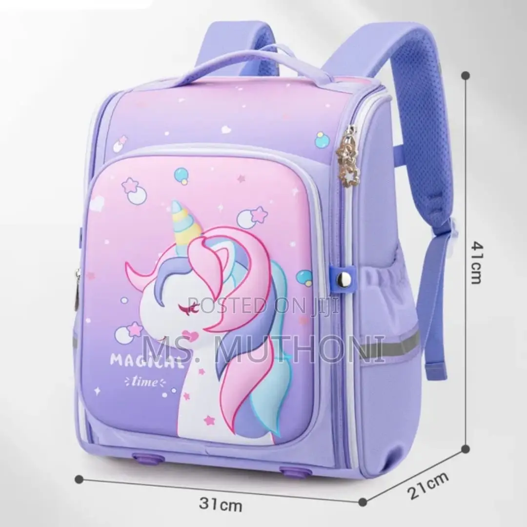 Grade 1-6 ) School Backpack Bag*