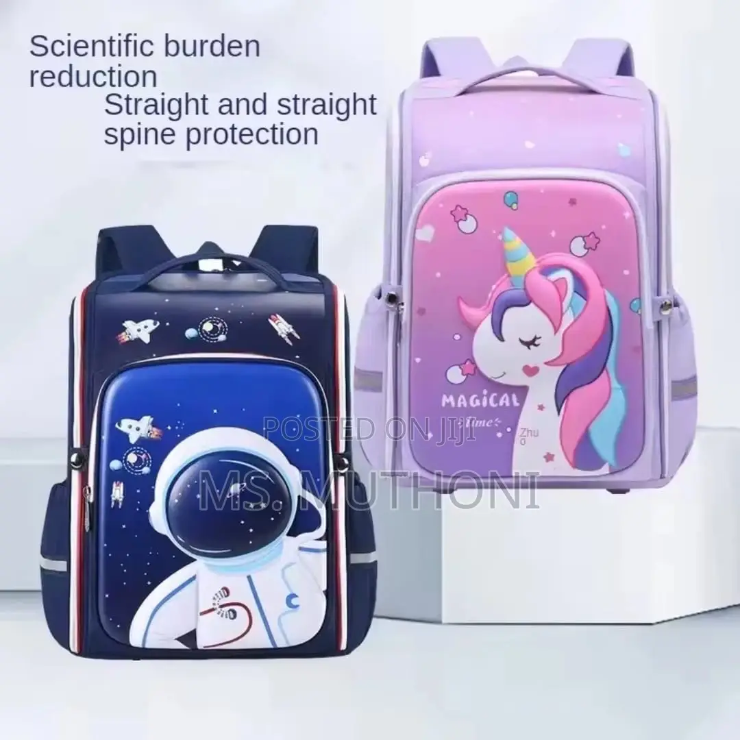 Grade 1-6 ) School Backpack Bag*