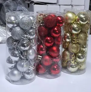 Christmas Decor Balls
24pcs Set
3cm
Gold,Silver, Red