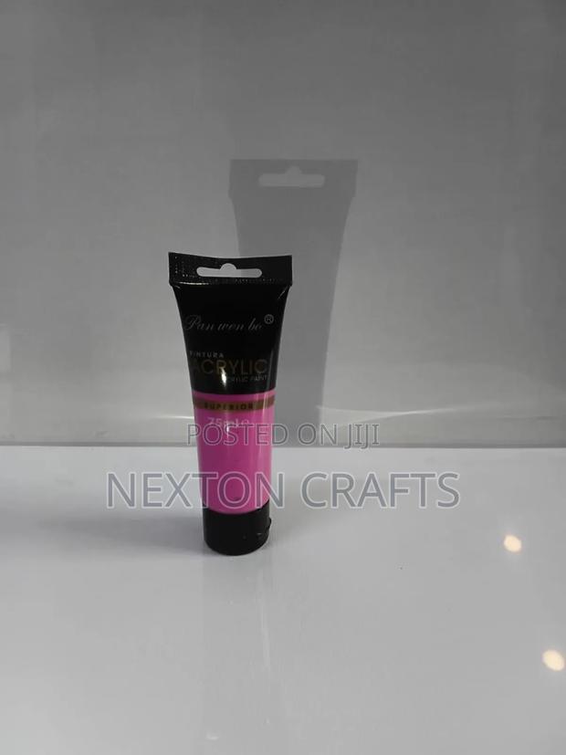 Rose Pink Acrylic Paint 75ml - main view