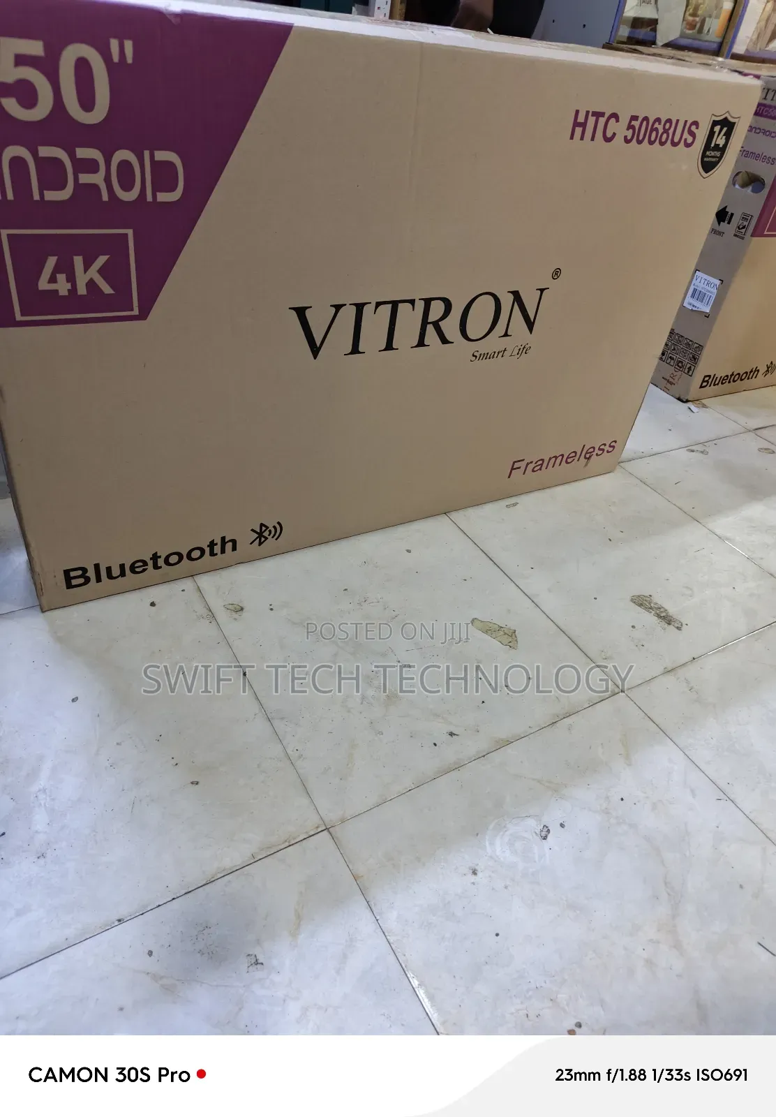 Vitron 50 Inches Frameless HTC 50