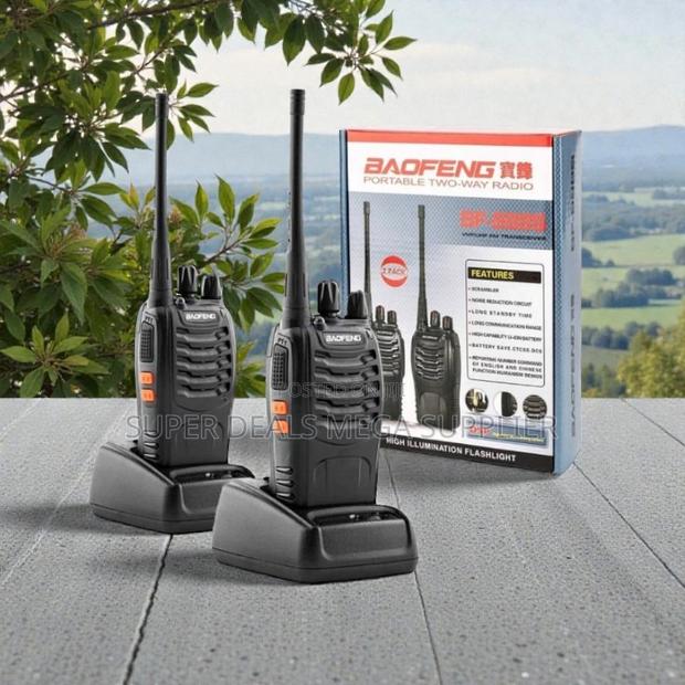 Baofeng Bf-888s Rechargeable Compact 16- Channel Security Radio