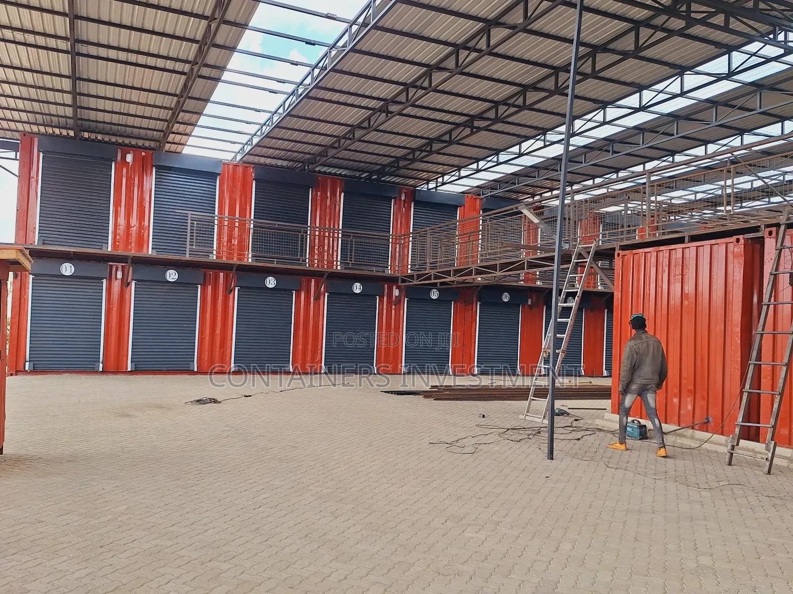 Shipping Container Shopping Complex- Shipping Container Stalls Centre.