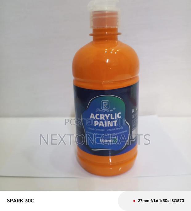 Orange 500 Ml Acylic Paint - main view