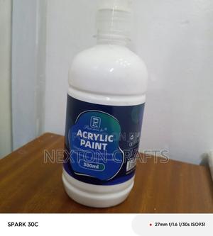 White Acrylic Paint 500 Ml - thumbnail 2