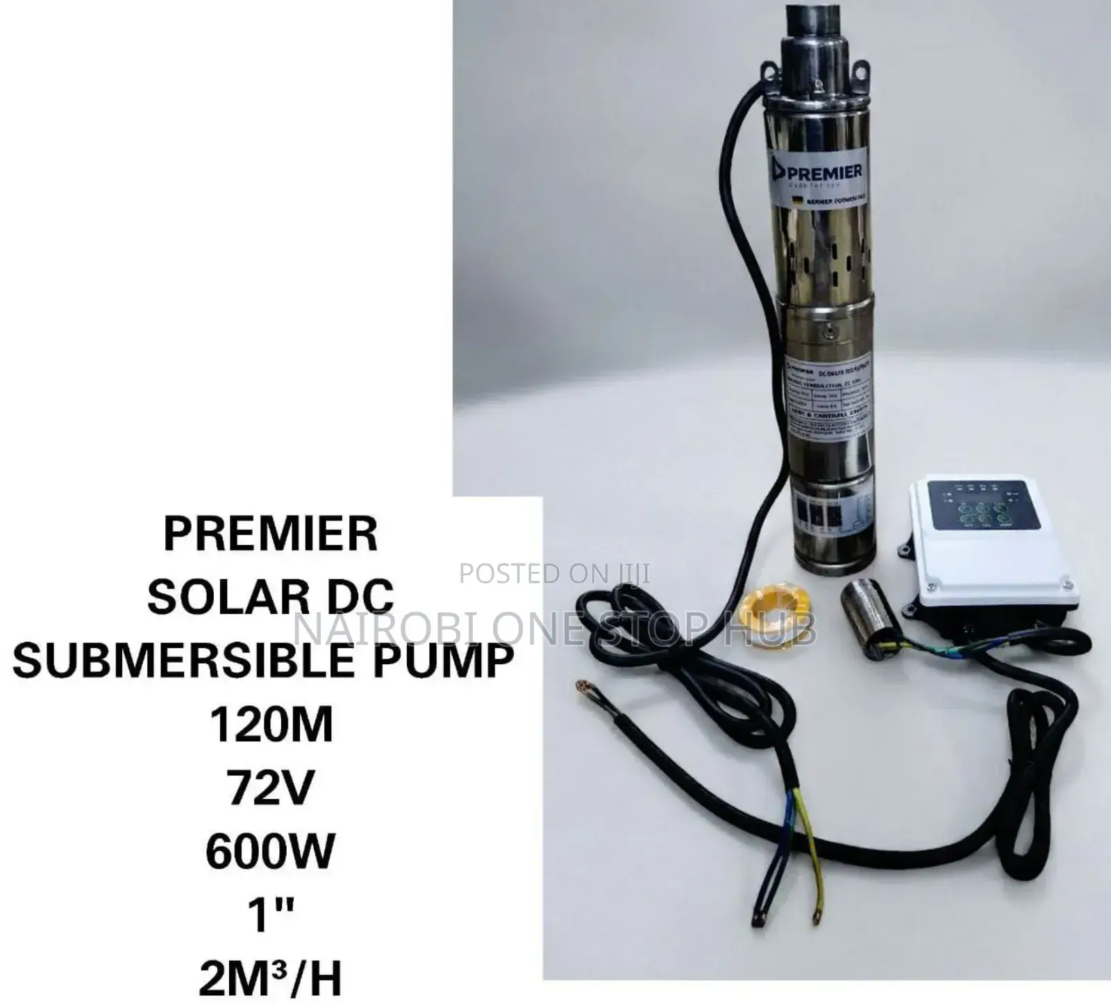 Dc Solar Submersible Pump.120m 600w