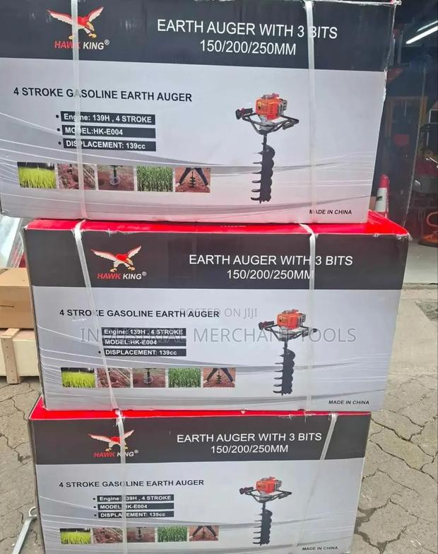 4stroke Earth Auger Drill With 3bits - main view