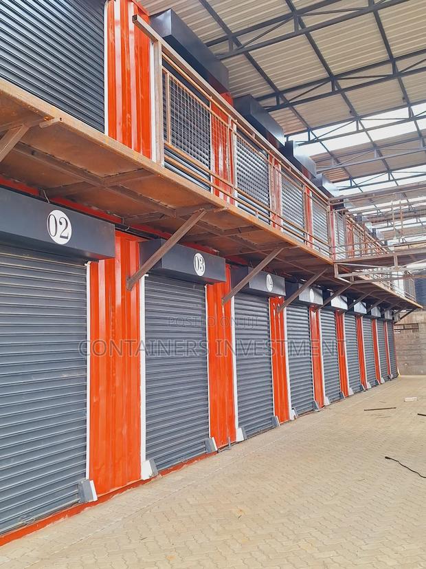 Container Stalls Shopping Mall Delivered In Machakos. - main view