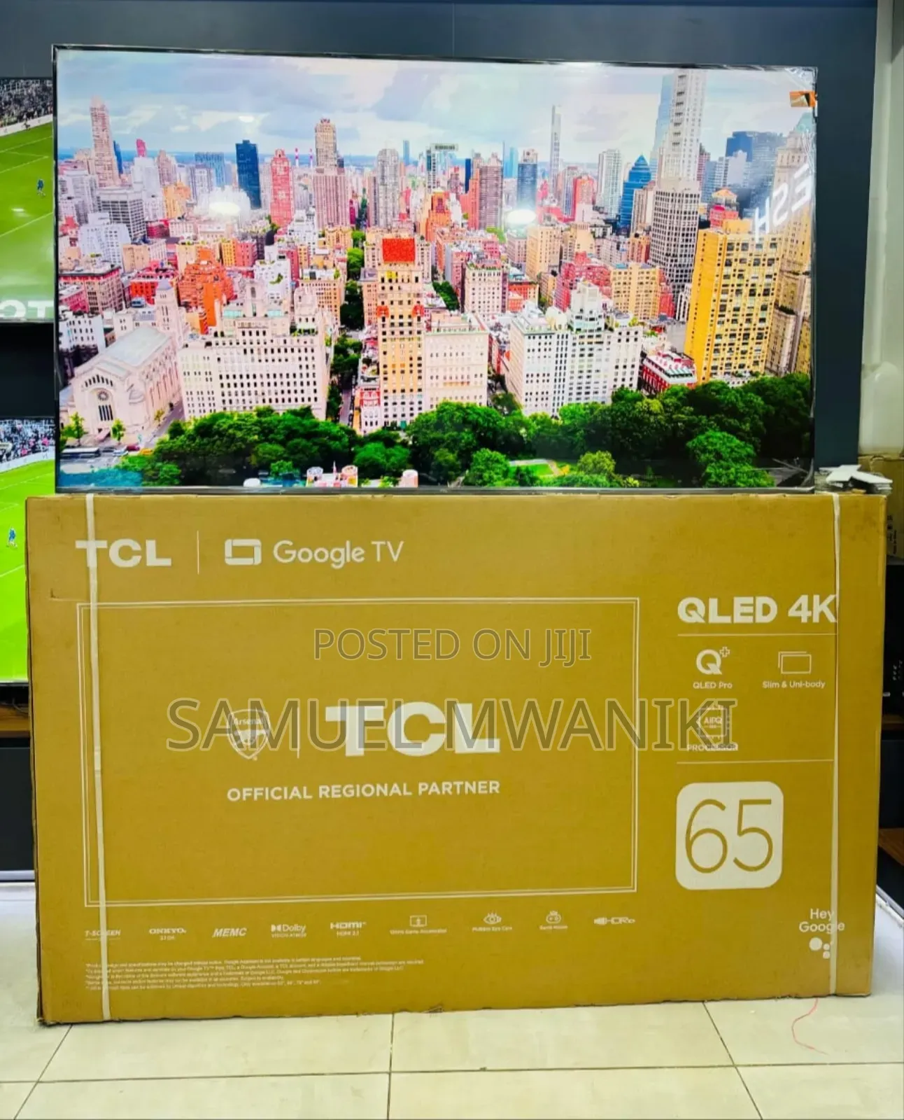 TCL 65′′ Qled Pro C655 Smart Google Tv
Latest Model 120hz Hdr10+ Aipq