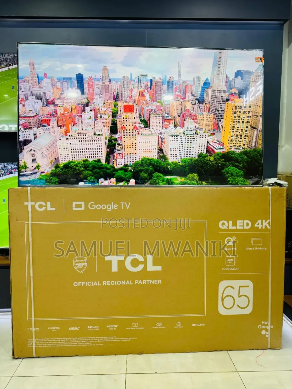 TCL 65′′ Qled Pro C655 Smart Google Tv
Latest Model 120hz Hdr10+ Aipq