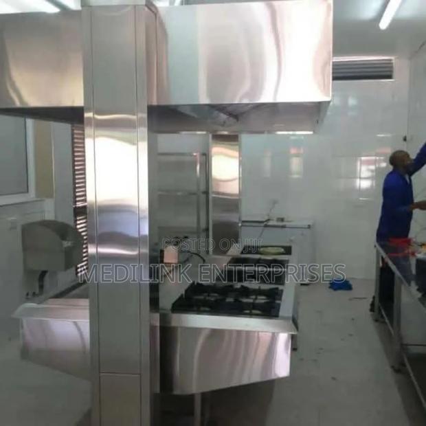 Stainless Commercial Kitchen Set Up