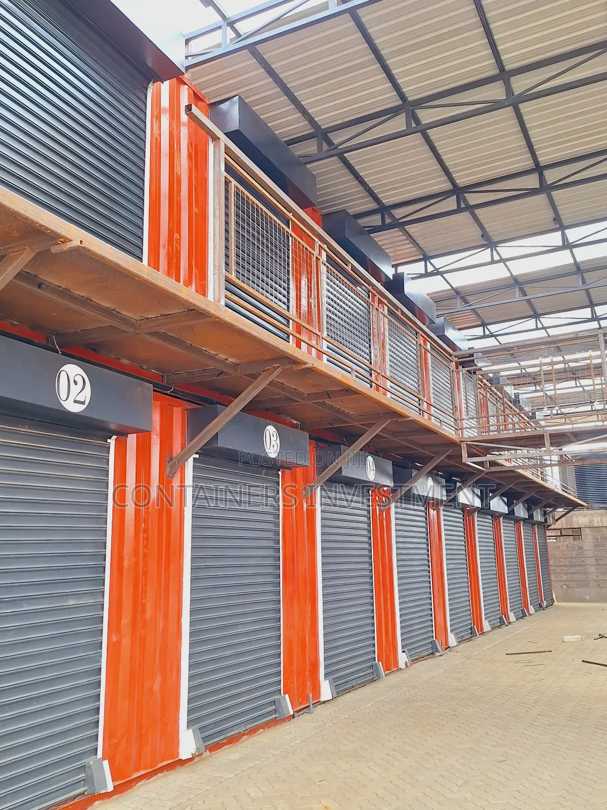 Container Business Shopping Centre-container Stalls-every 40ft 5 Shops