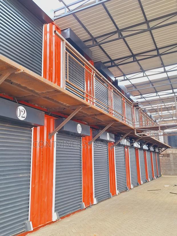 Container Business Shopping Centre-container Stalls-every 40ft 5 Shops - main view