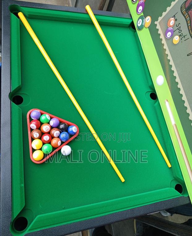 Mini Tabletop Pool Billiard Table Set for Kids Family Interactive - thumbnail 3