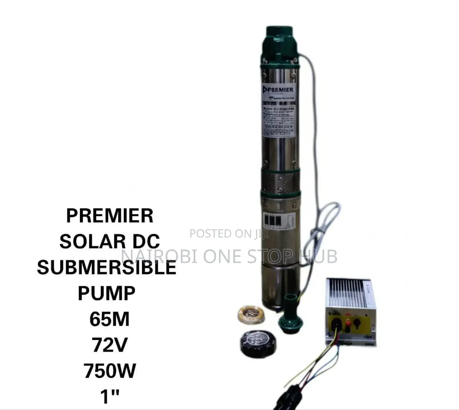 65m Premier 750w Dc Solar Submersible Pump