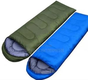 Heavy Army Green and Black Camping Sleeping Bag - thumbnail 2