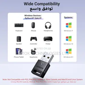 Ugreen Usb Bluetooth 6.0 Adapter for Pc