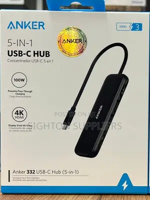 Anker 332 Usb-C Hub (5-in-1, 100w)