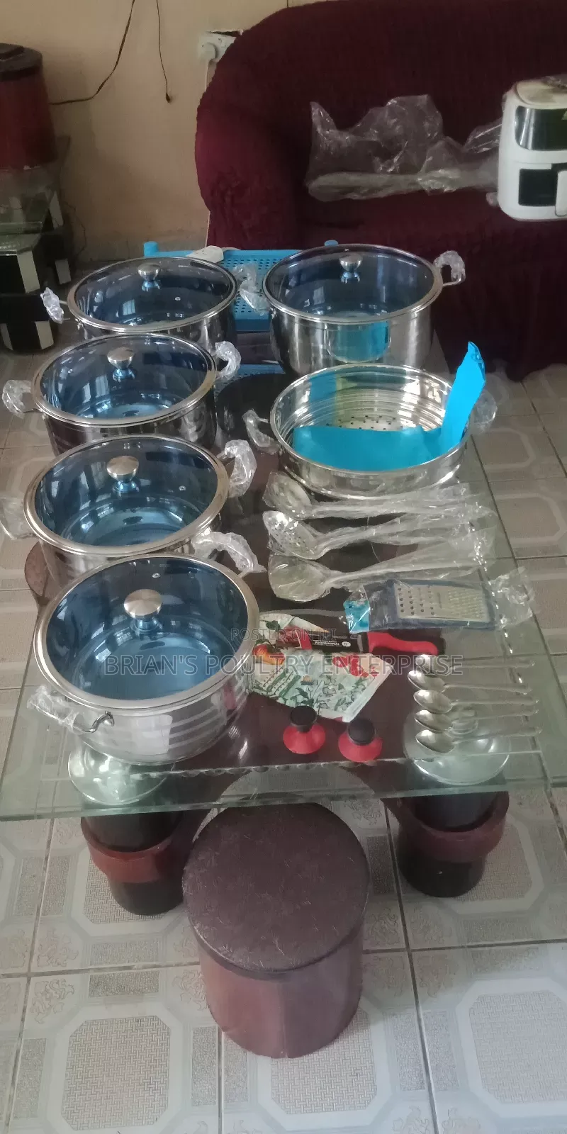Stainless Steel Sufurias 25 PCS