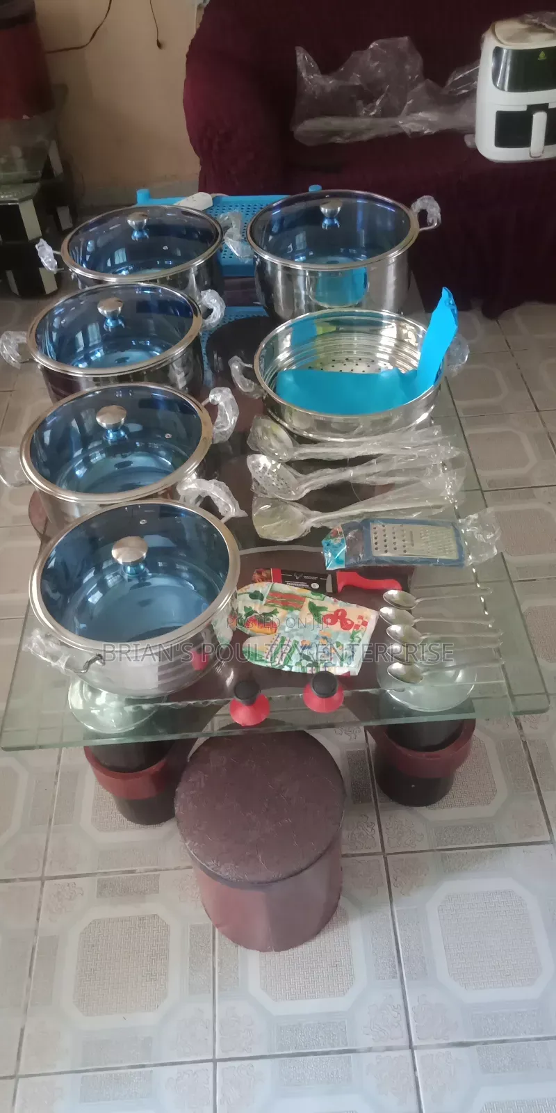 Stainless Steel Sufurias 25 PCS