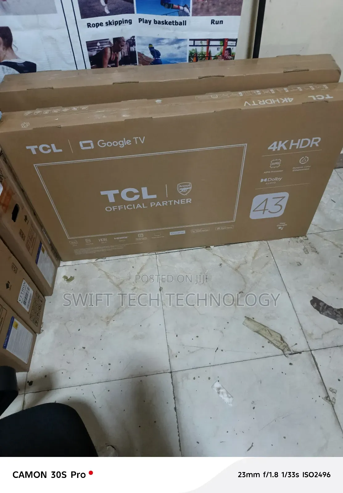 TCL 43t6c 43 Inches 4khdr Frameless Google Tv