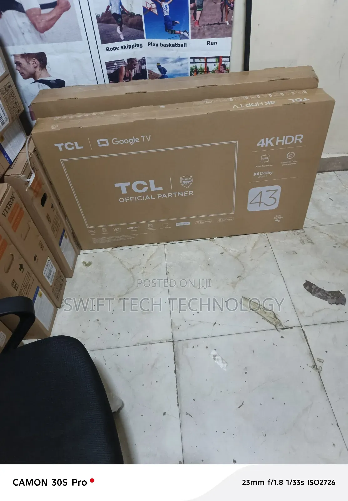 TCL 43t6c 43 Inches 4khdr Frameless Google Tv