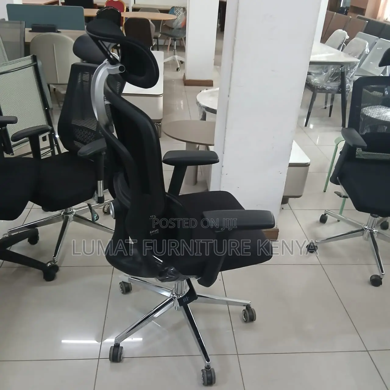 High Back Mesh Orthopedic Office Seat