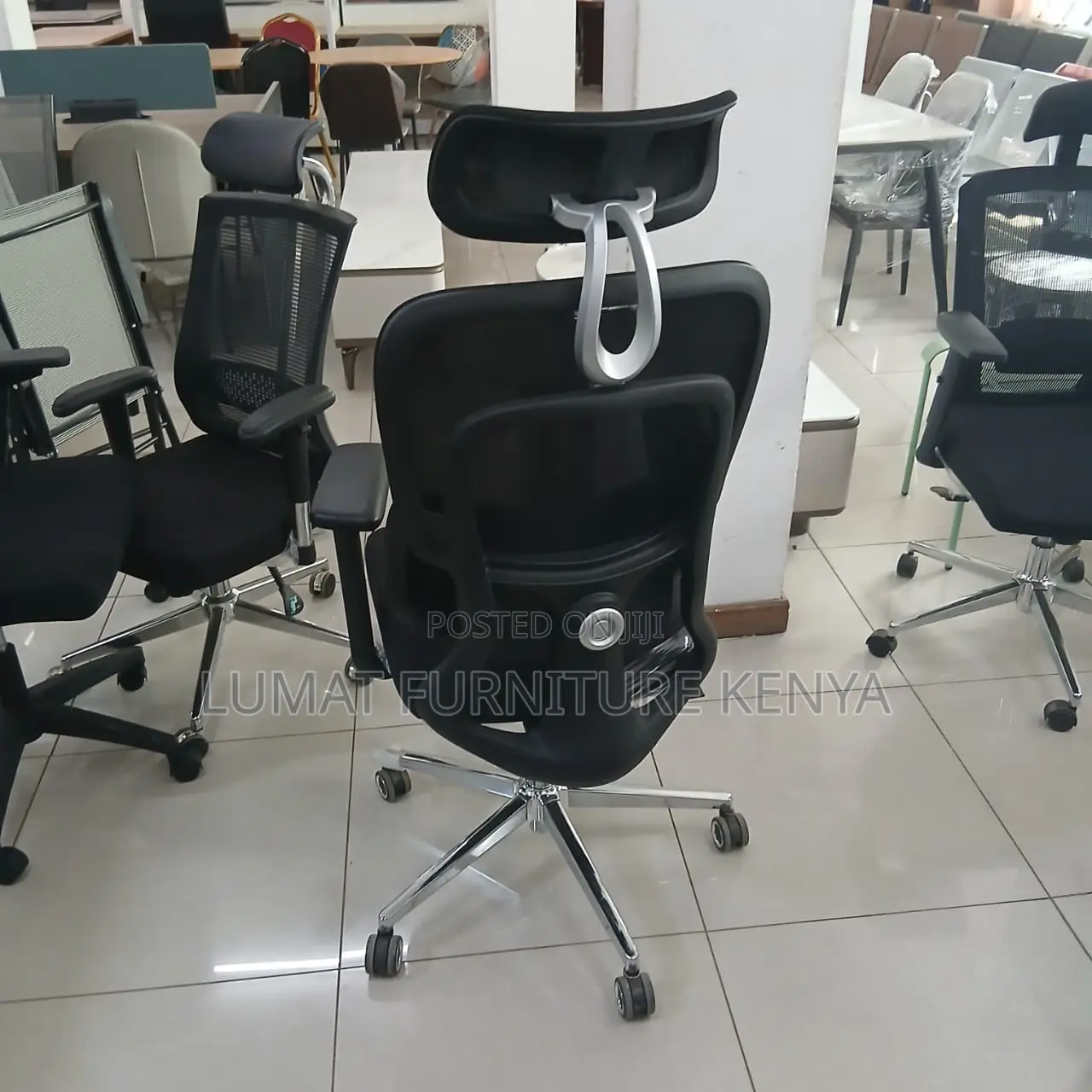 High Back Mesh Orthopedic Office Seat