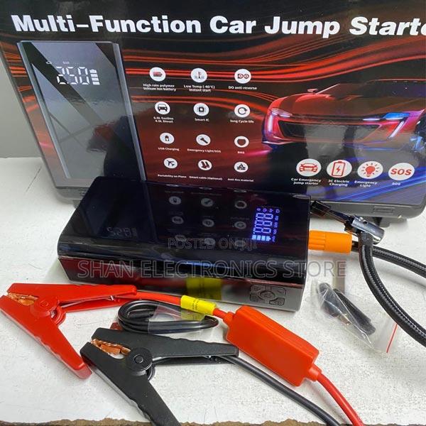 8000mah Portable Emergency Jump Starter With Tire Inflators 150psi