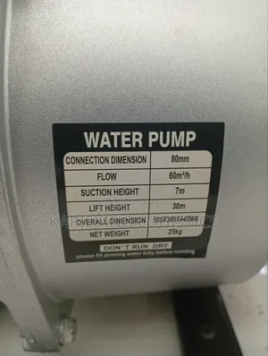 3 Inch Kmax Water Pump Gasoline