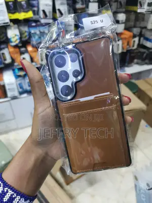Lettas Samsung Galaxy S25 Ultra Leather Back Case With Card Holder