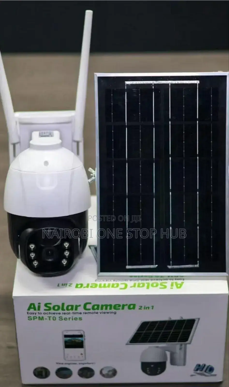 Ai Solar Camera 2 in 1 Security Surveillance System