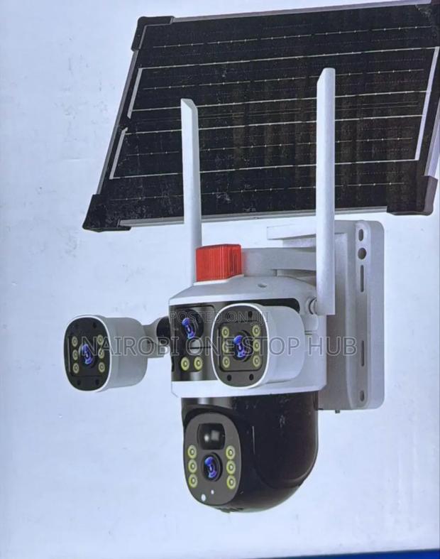 Ai Solar Camera 3-in-1 4g, a Solar-Powered Outdoor Security Camera.
