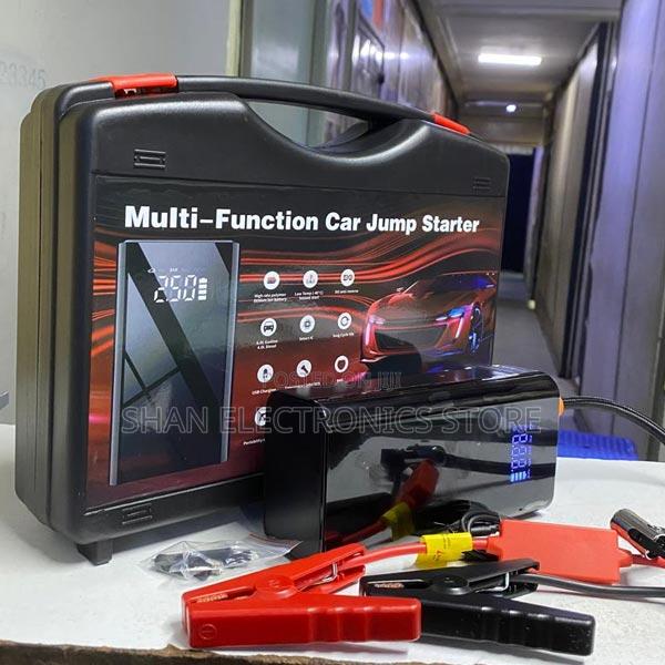 80000mah Emergency Booster Pack Jump Starters With Air Pump Inflator