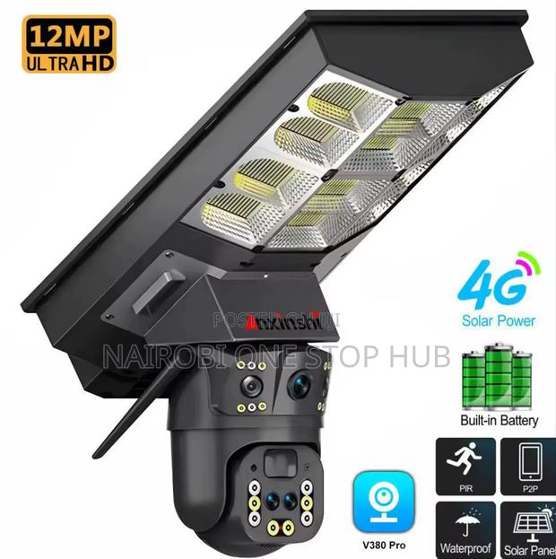 V380 Pro Solar Street Light Camera.